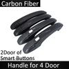 Carbon Fiber Door Handle Cover Fit for Renault Express Van   Car External Protective Film Accessories Decorate Stickers