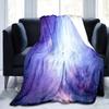 universe and the starry sky Printed Blanket for Bed Travel Camping Living Room Office Conditioning Blanket for All Seasons Gifts