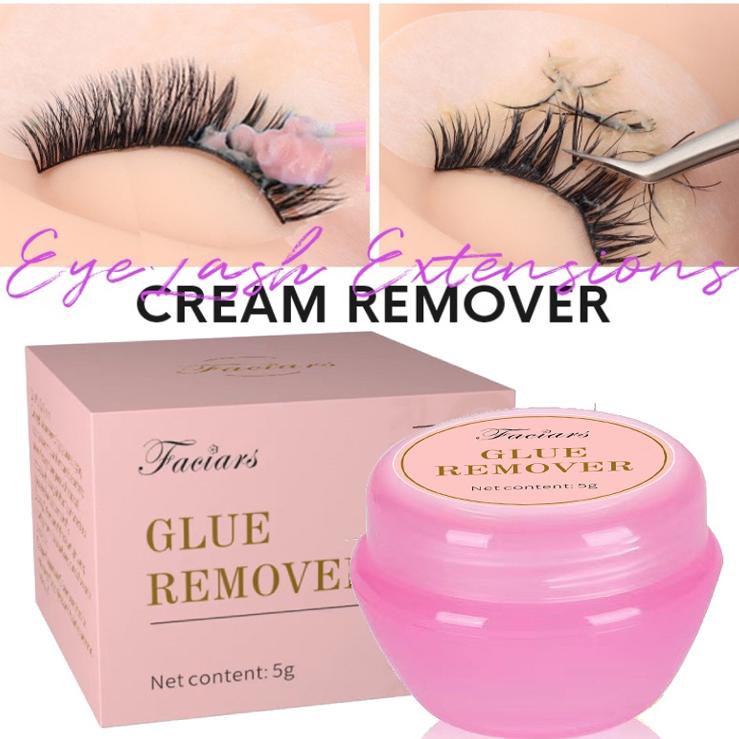 1 Box Eyelashes Extension Glue Remover Cream 5g Fruit Flavor Lash Adhesive Low Irritation Remover