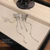 Серьги-бабочки из серебра 925 пробы с кисточками — модный длинный роскошный дизайн для женщин