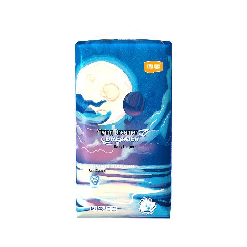 Yiying New Dreamer Ультратонкие дышащие детские подгузники
