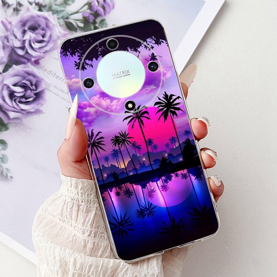 For Honor X9a 5G Case RMO-NX1 Beautiful Butterfly Soft Silicone Phone Cases For Honor X 9a X9a 2022 Back Cover Bumper 6.67"