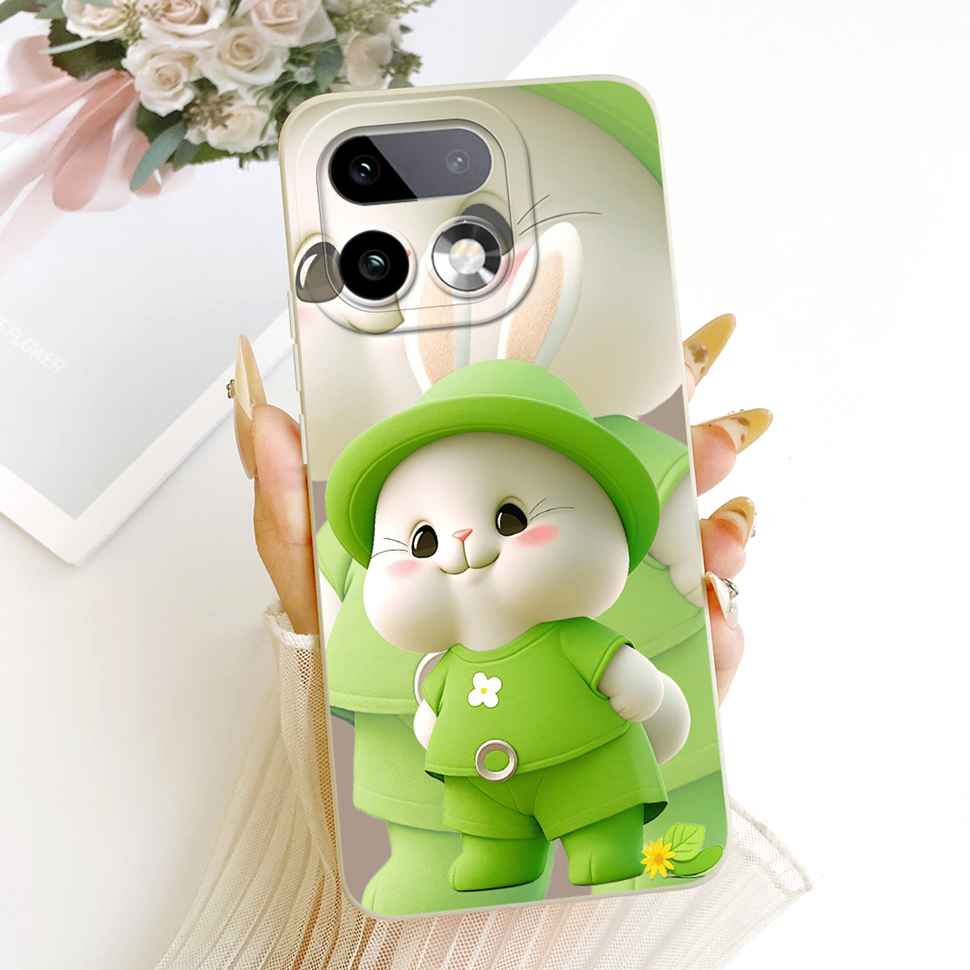 Для Realme 16 Pro 5G RMX5121 6.78" Чехол Кролик-Астронавт Силиконовая Задняя Крышка Для Realme 16Pro 16 PRO RMX5120 Чехлы Для Телефона Fundas