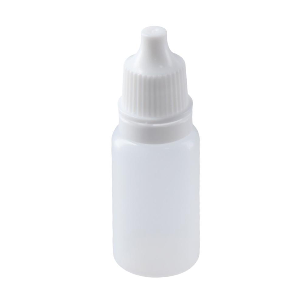 White Squeezable Dropper Bottles Eye Liquid Bottle Plastic Empty Containers Refillable Bottles