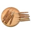 Small Size Crochet Hooks Bamboo Wooden Crocheting Needles Handicraft Crocheting Hooks  Sweater