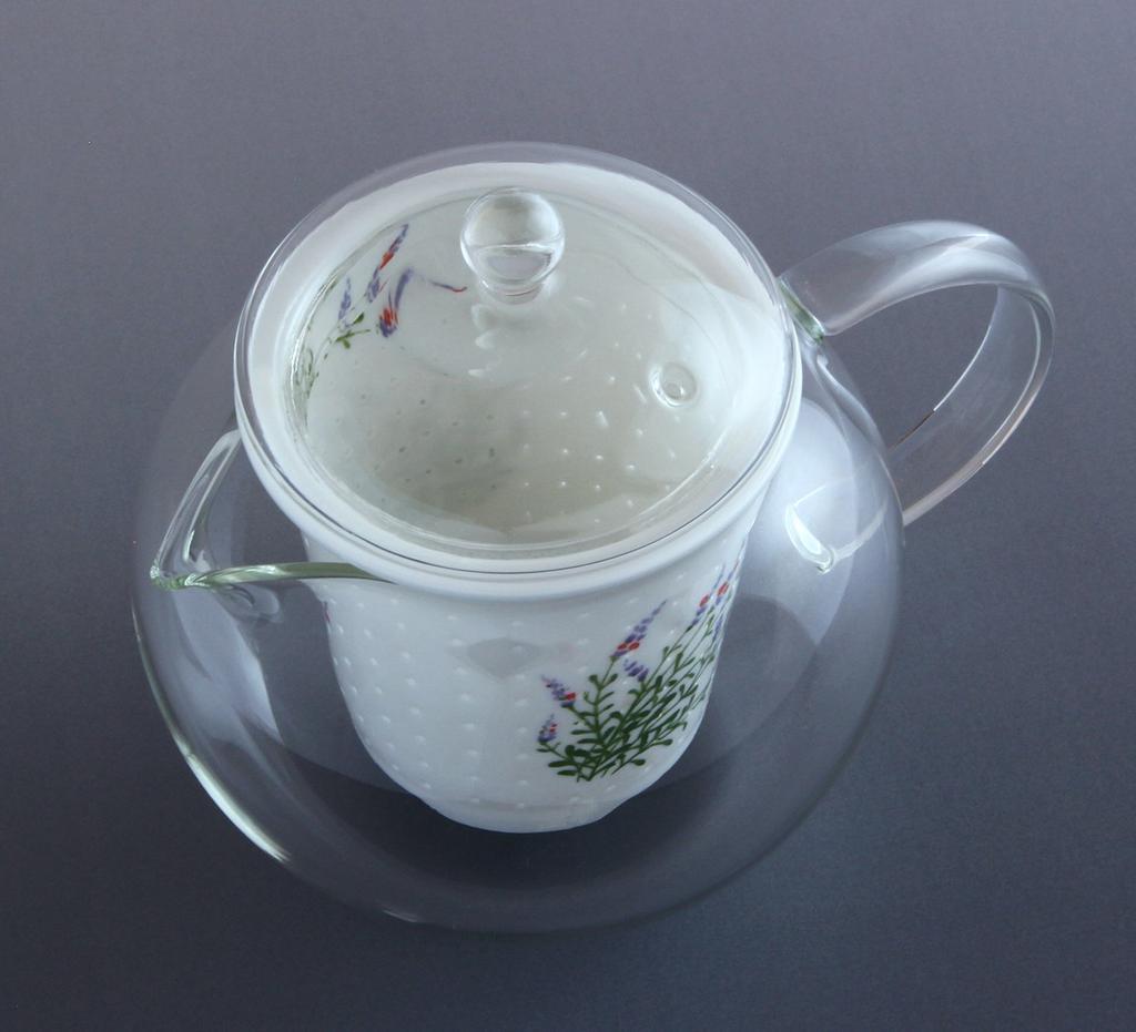 Arita Ware Celand Glass Stylish Pot, Lavender, FC-550C