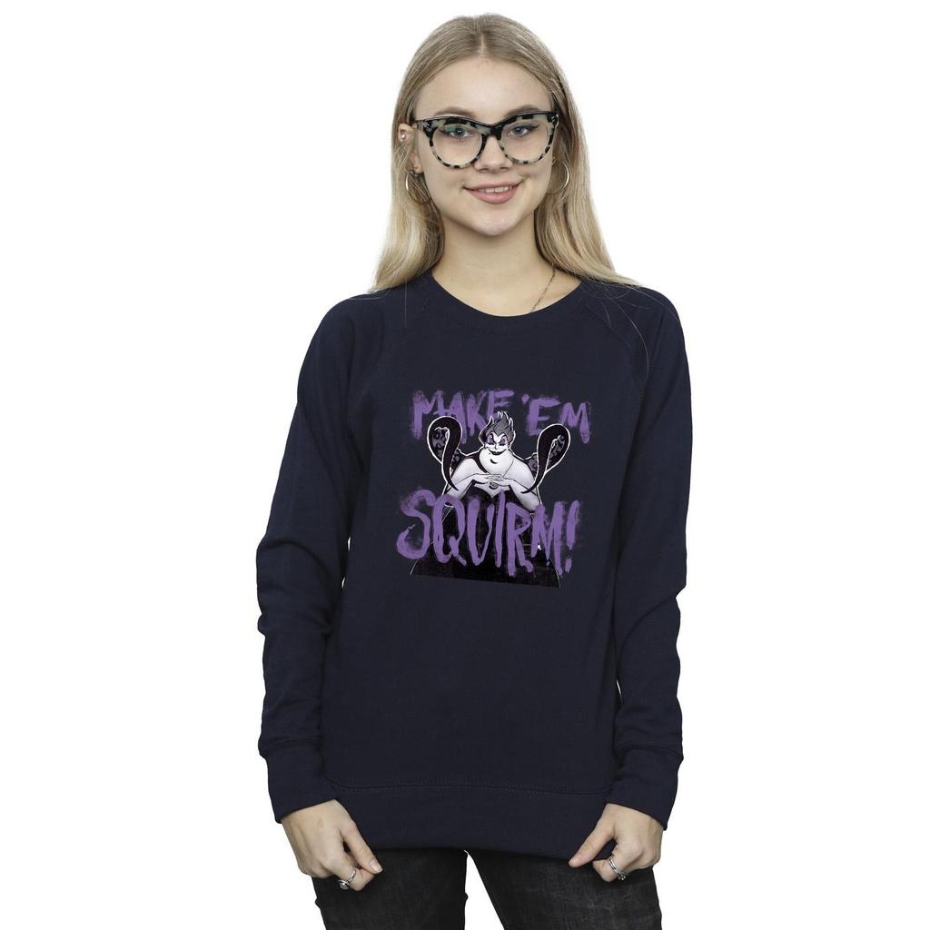 Disney Womens/Ladies Villains Ursula Purple Sweatshirt