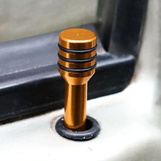 4 шт., защелка для двери автомобиля из алюминиевого сплава, антидеформированные ручки для замка двери автомобиля, внутренние замки для внутренней двери, штифты для интерьера