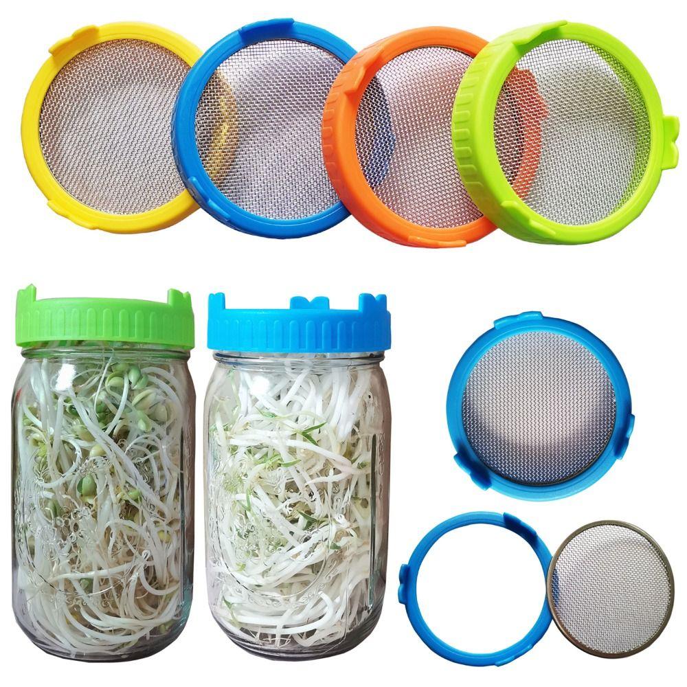 Для 86-миллиметровой банки для выращивания семян, проращивания семян, уплотнительного кольца, крышки для проращивания семян, сетчатого фильтра для проращивания семян