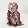 Satin Square Scarf Women Muslim Hijab Elegant  Print Silk Neckerchief Shawl Wraps Headband Handle Hair Accessories Bandana
