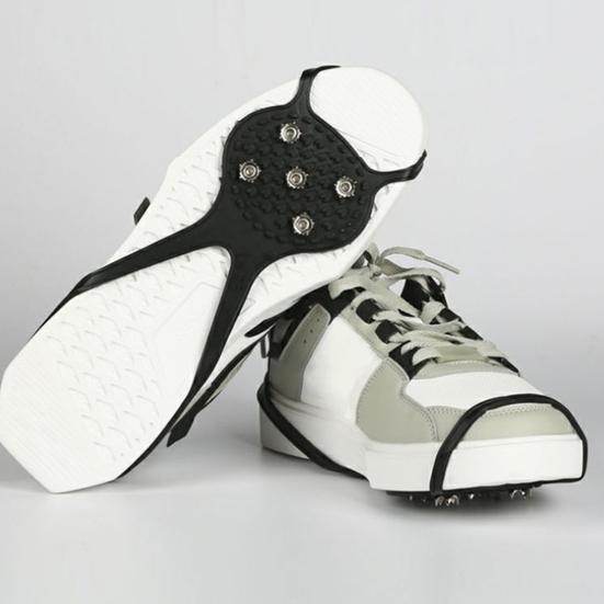 2 шт. Универсальные нескользящие шипы для захвата, устойчивые к коррозии, прочные скобы для зимних ботинок, шипы для снегоступов