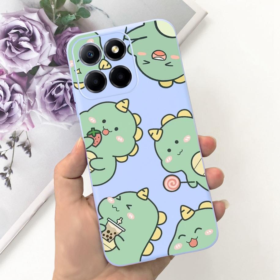 For Cover Honor X8 Phone Case TFY-LX1 TFY-LX2 TFY-LX3 Bumper Popular Flower Cats Soft Cover For Honor 70 Lite X6 X6s X8 5G Funda