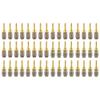 Nakamichi FanLock Excel Series 24k Gold Plated Banana Plugs 10 AWG 18 AWG Gauge Size 4mm for Speaker Amplifier Stereo Home Theater Radio Audio Wire