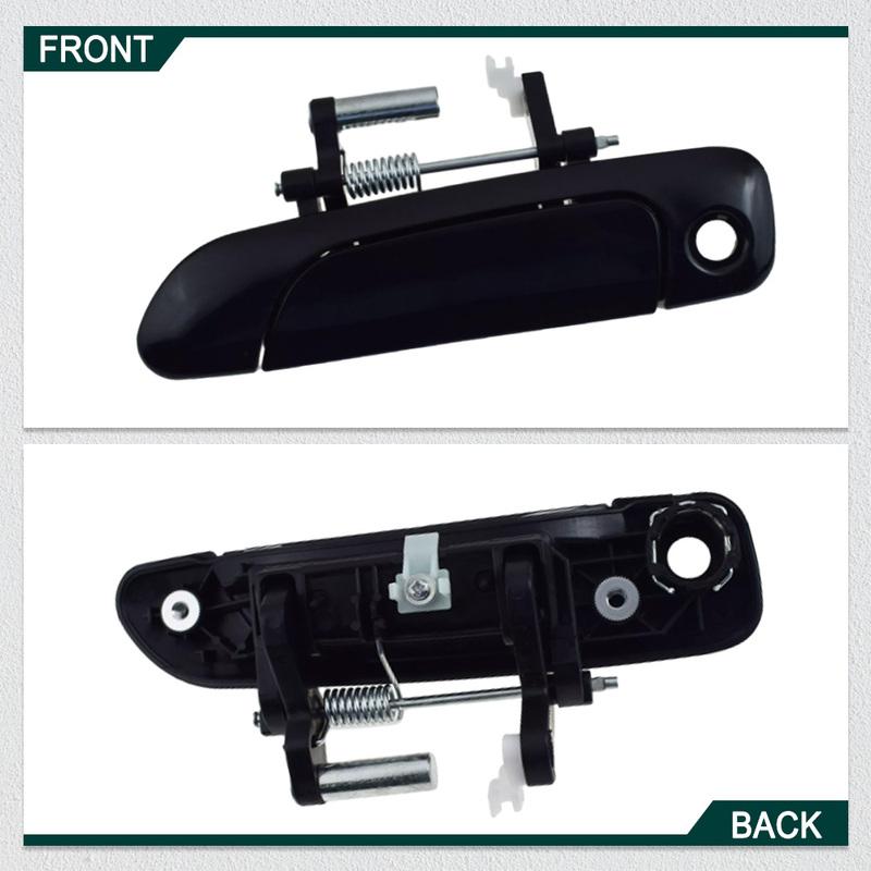 Черная ручка внешней двери передняя задняя левая правая для Honda Fit City Jazz 2002-2008 Civic Sedan Coupe 2001-2005 72180-SEL-T01