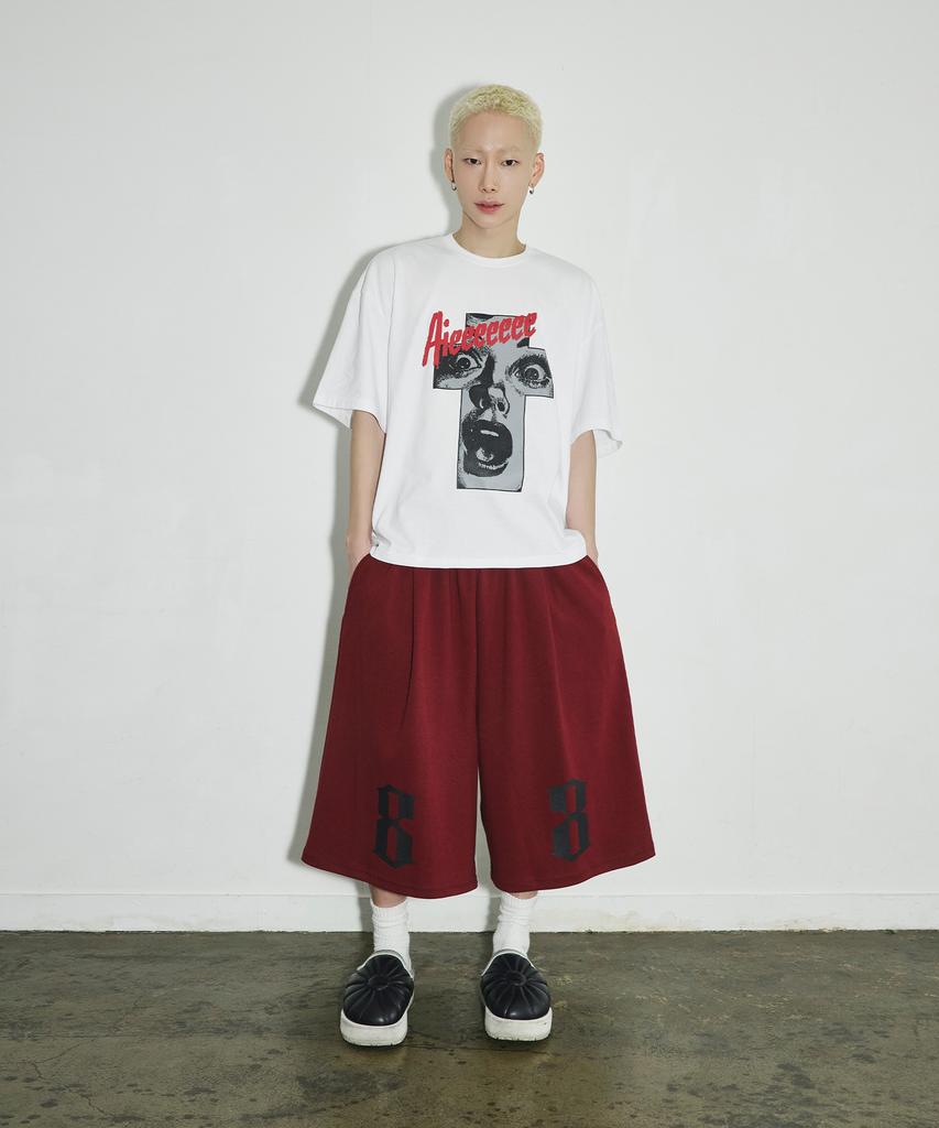 SCALLYWAG Vintage Crossbody Oversized T-Shirt [White]