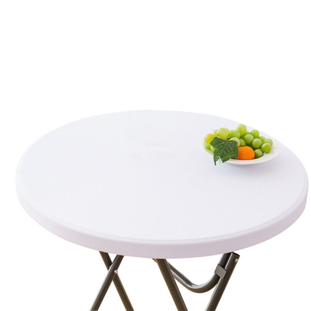 Waterproof Elastic Table Cover Milk Silk Table Mat Dining Tablecloth  Table Decorations