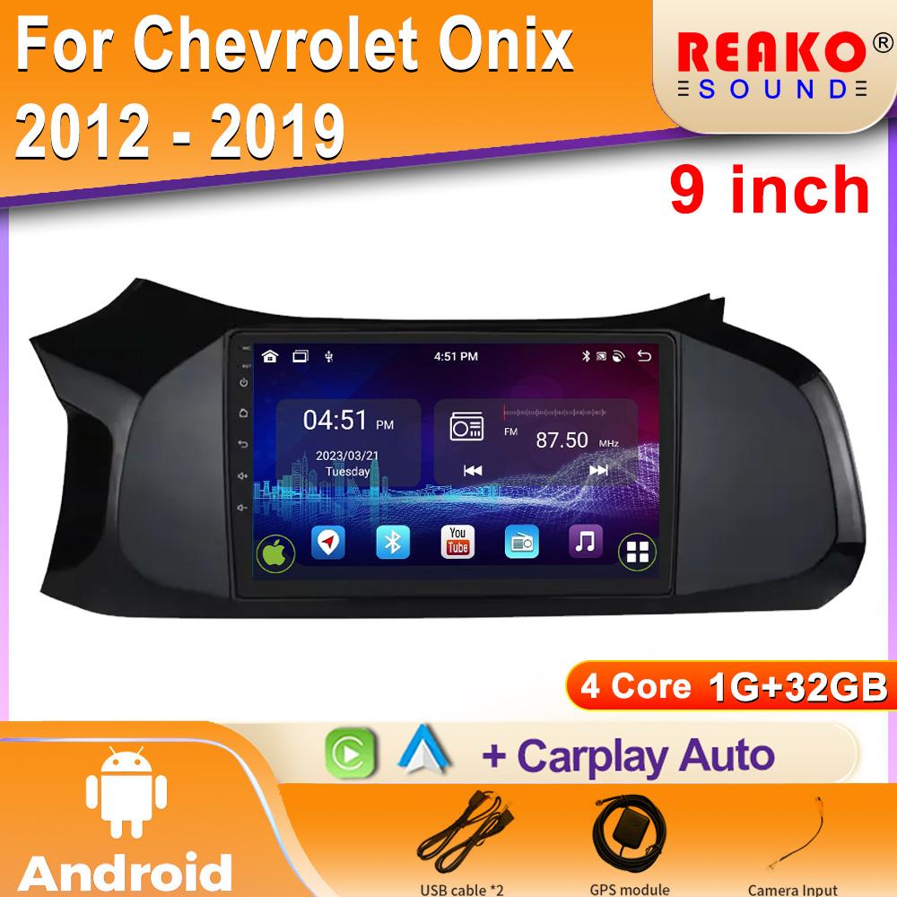 Android для Chevrolet Onix 2012 - 2019 Авто Беспроводной Carplay Автомобильный Радио Мультимедийный Плеер Навигация GPS 4G Bluetooth 2DIN