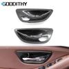 Carbon Fiber Left Right Door Opening Handle Bowl Cover Panel Trim Replacement For BMW 5 Series F10 F11 520i 523i 525i 528i