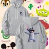 Мужское худи с принтом Disney Star Baby Stitch, осенне-зимнее, повседневное, оверсайз, унисекс, пуловер, толстовка, спортивный костюм, одежда, худи