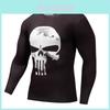 Stylish And Comfortable Men T-shirt Long Sleeve Super Hero Compression Sport 3d Fitness Cycling Shirt