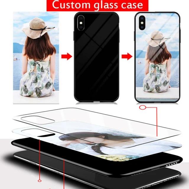 DIY Picture Custom Tempered Glass Case For VIVO Y200T Y100 Y28 Y38 Y35 Plus Y27 Y22 Personalized Bumper Protection Cover Lanyard