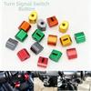 1set 8 Colors Turn Signal High Low Beam Start Button  For Motorcycle Modification Accessories