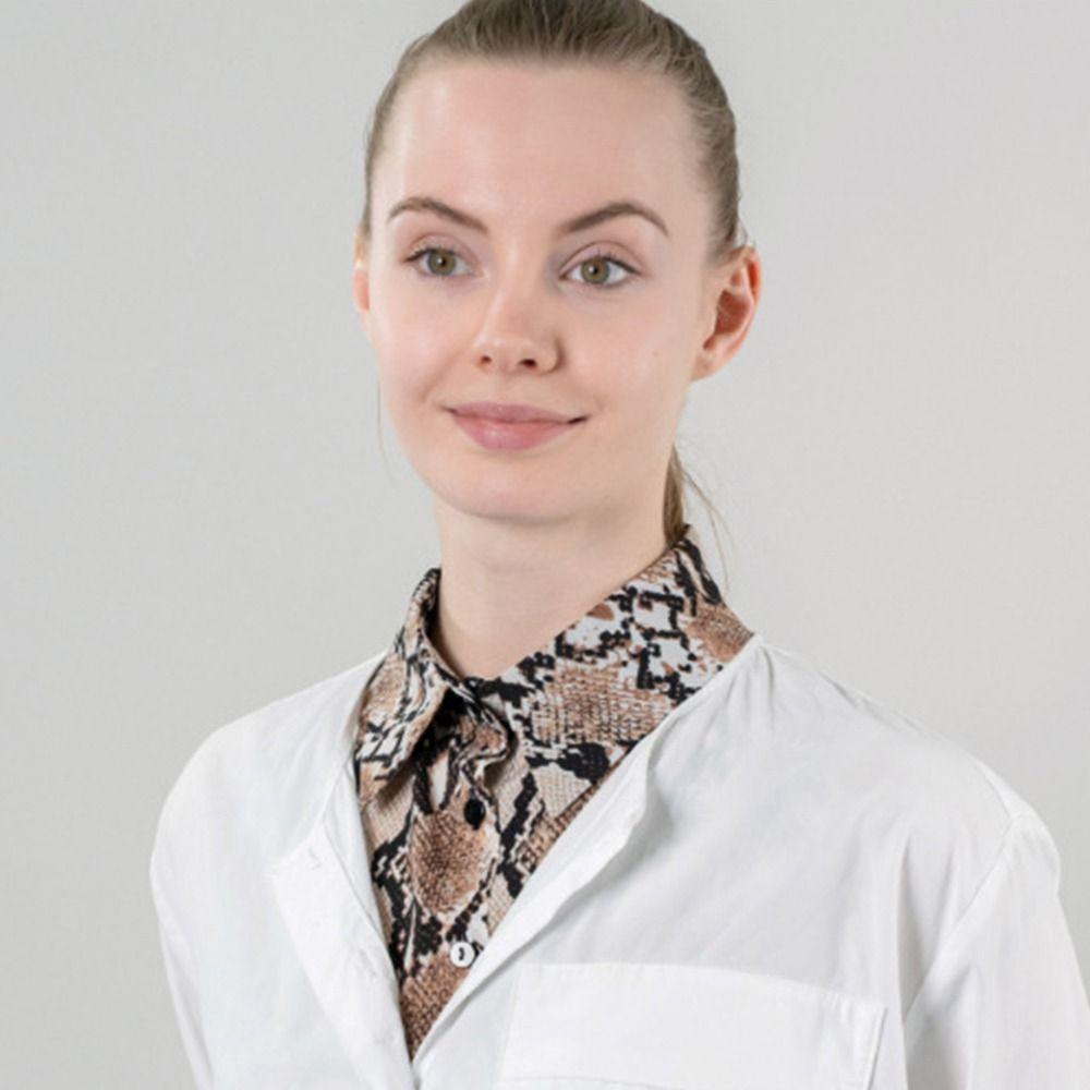 Leopard Print Detachable Collar Elegant Faux Shirt Collar False Shirt Collar Blouse Decoration