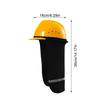 Breathable Hard Hat Sun Shade With Reflective Stripe Face and Neck Protection  Work Accessory