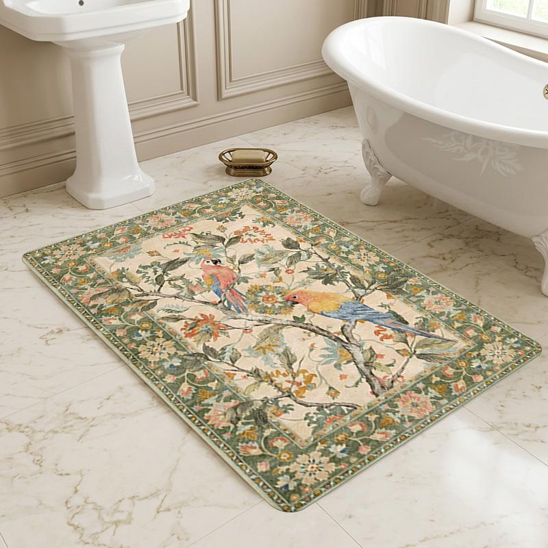 Parrot Garden Living Room Nonslip Area Rug Soft Carpet For Bedroom Game Playroom Sofa Office Home Decor Doormat Christmas Gift C930730
