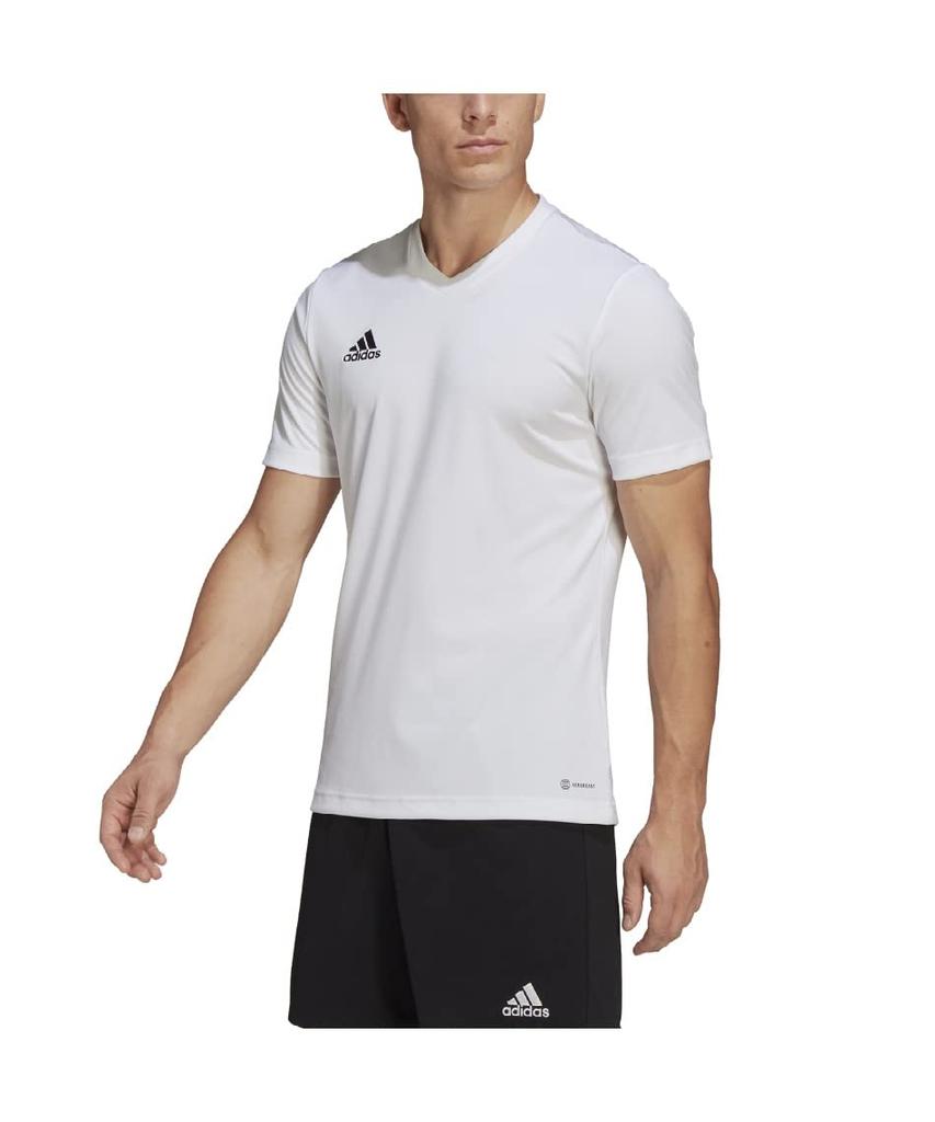 Adidas Entrada 22 Jersey Soccer Short Sleeve White Size XS Men's T-Shirt, (HC5071), (ZG486)