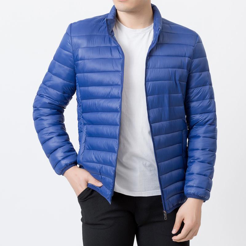 Толстая теплая зимняя мужская хлопковая куртка, повседневная приталенная парка, пальто