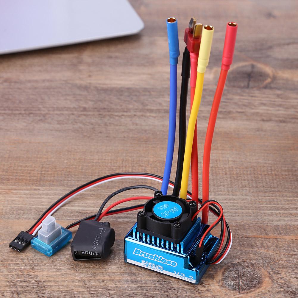 45/60/80/120A Brushless Motor Electric Speed Controller Lightweight RC ESC Strong Current Impedance for RC Accessory