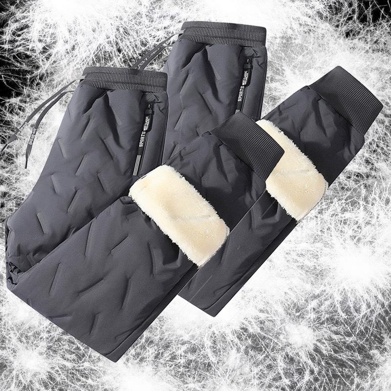 Женские плюшевые толстые флисовые спортивные штаны прямого кроя, водонепроницаемые брюки для улицы, ветрозащитная верхняя одежда, термобрюки 1 шт.