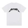 Autism Metal Rock Meme T-shirt Men Women Fashion Hip Hop Short Sleeve Oversized T-shirts Summer Sport Loose T Shirt Tops