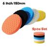 5pcs/Set 3/4/5/6/7 Inch Car Polishing Pad Kit Polisher Waxing Pads  for Car Polisher Dril