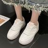 Женская белая обувь, новые летние кроссовки из мягкой кожи с мягкой подошвой, однотонные кроссовки, универсальные женские повседневные кроссовки, оптовая продажа