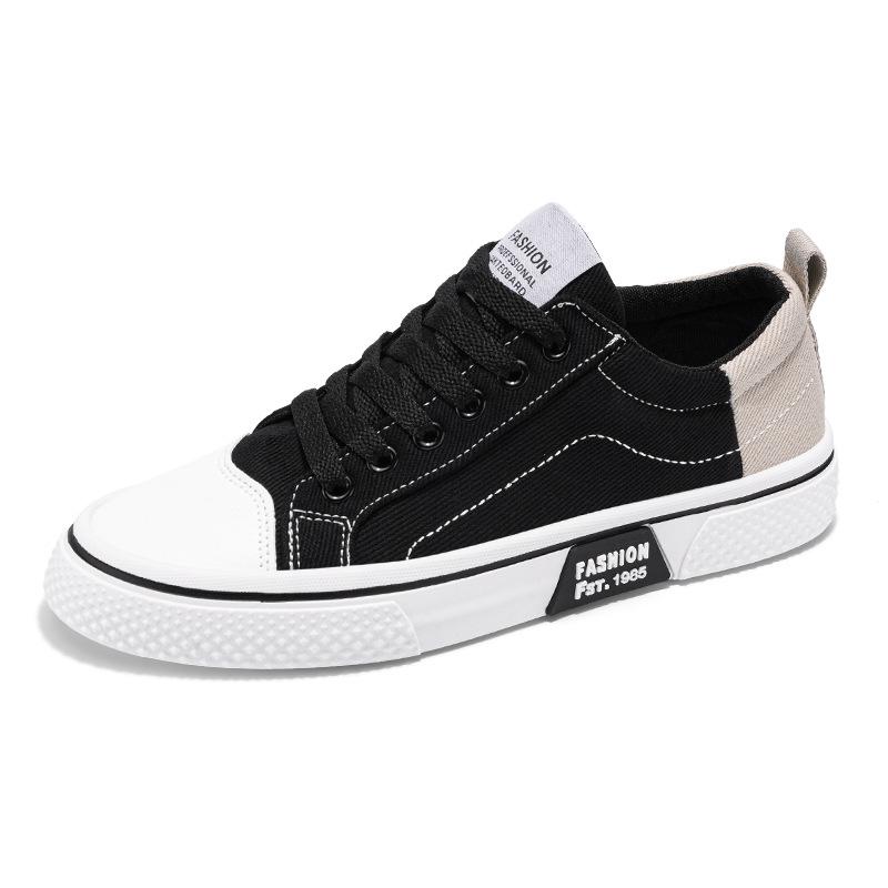 Men's Low Top Canvas Sneakers - Versatile Spring/Autumn 2025 Trendy Casual Sports Shoes