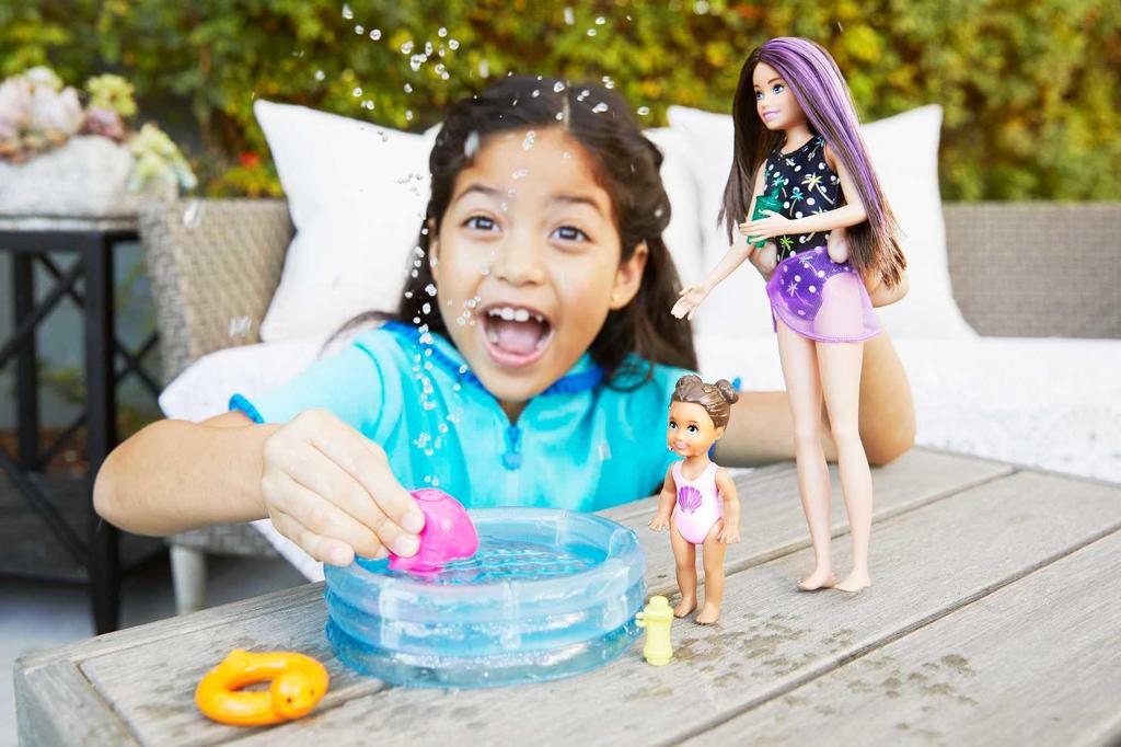 Mattel Barbie Skipper Babysitters Dolls Swim Playset - Inc. &