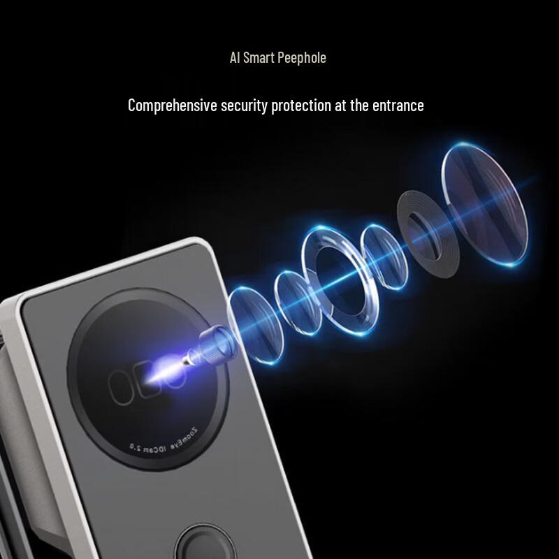 Haier P350Max Smart Door Lock with Facial and Palm Vein Recognition