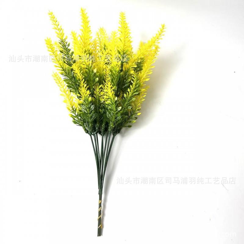 Artificial Wheat Grass Bunch Plastic Foliage Wall Decor Home Office Wedding Photography Background