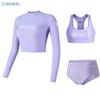 Womens UV Protection Rash Guard Set Long Sleeve Top Pants Surfing Snorkeling Diving Swimming