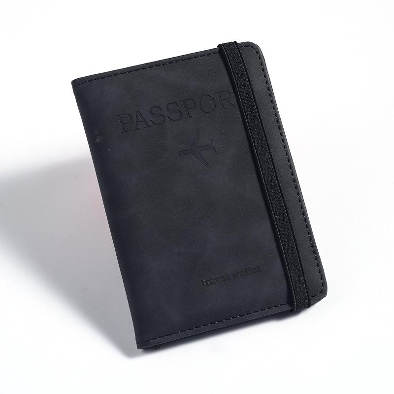 Женские и мужские Rfid винтажные деловые обложки для паспорта держатель многофункциональный ID банковская карта PU кожаный кошелек чехол дорожные аксессуары