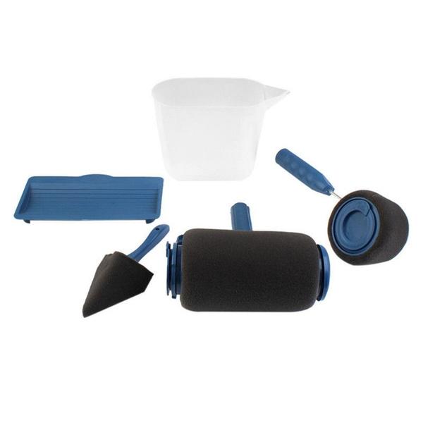 6шт бытовой малярный валик ручка инструмент для настенной живописи комнаты легко работать