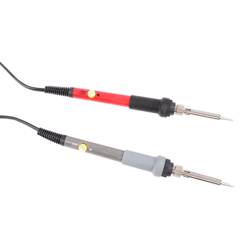 Электрический паяльник с регулируемой температурой, 60 Вт, 220 В, инструменты для ремонта вилок европейского стандарта