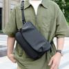 Men's Fashion Waterproof Crossbody Shoulder Bag Lightweight Large Capacity Casual PU Messenger Bag