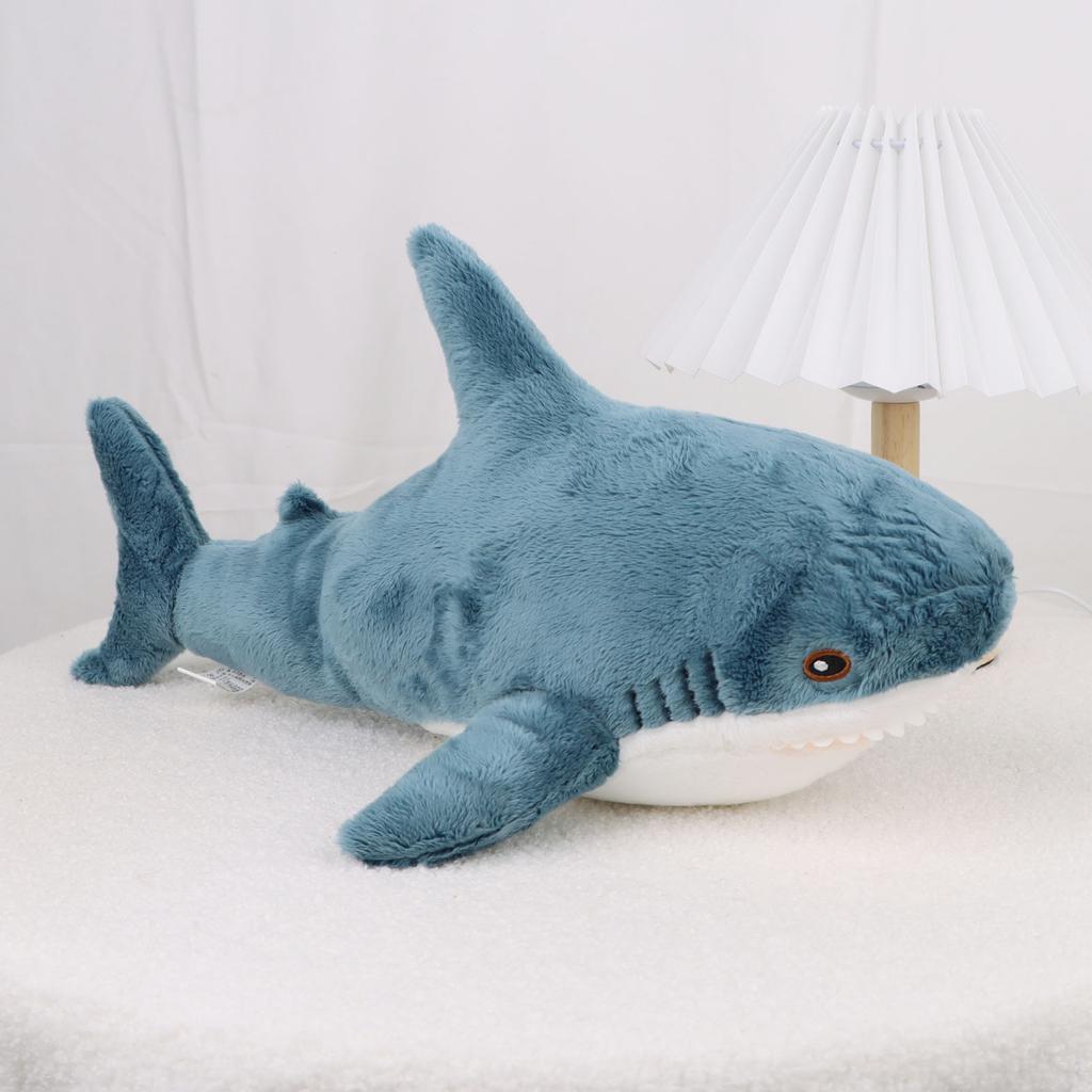 2 размера, гигантская акула, плюшевая игрушка, мягкая подушка с животными, милая синяя кукла-акула для подарков на день рождения, кукла, подарок для детей