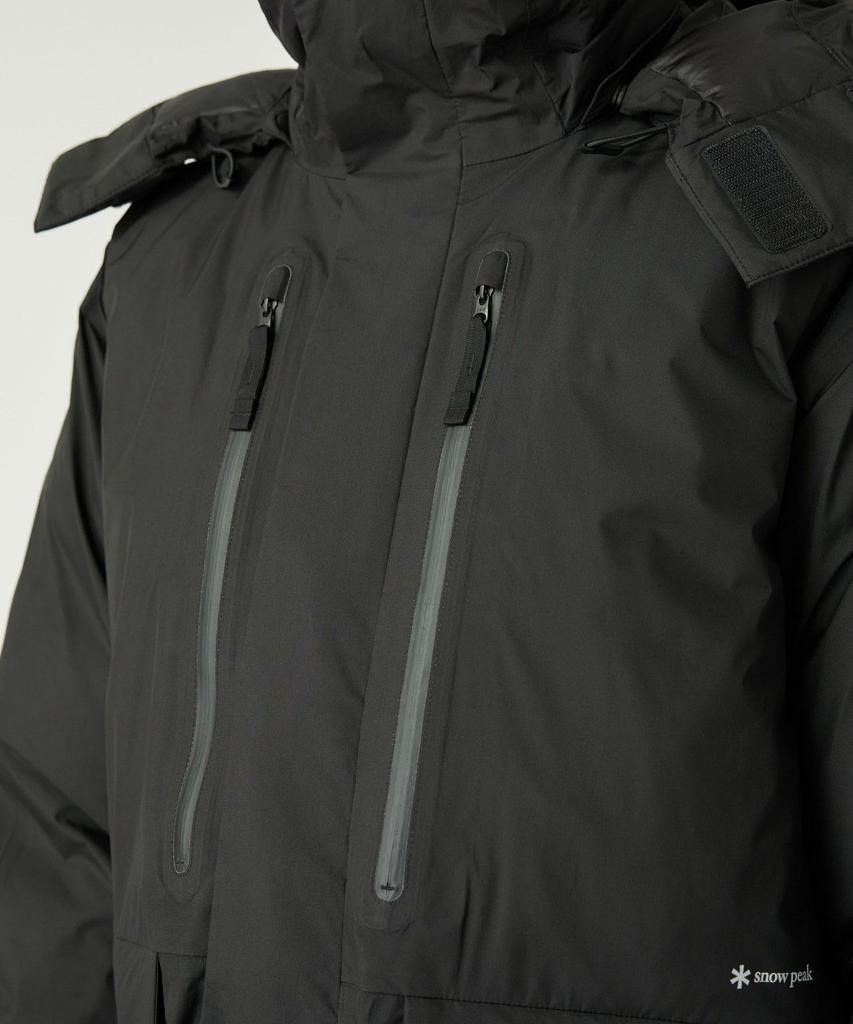 Snow Peak Weatherproof Down Jacket Outerwear Jacket Down Padded BLACK L GORE-TEX JK-25AU006 Men's Women's
