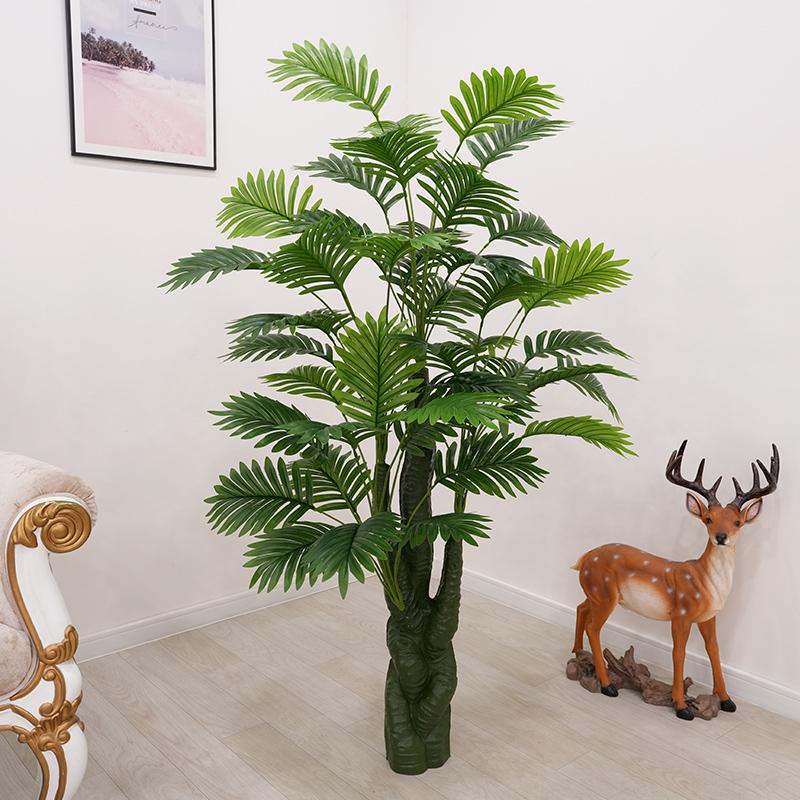 Большая искусственная пальма «Рыбий хвост» напольная | Комнатная искусственная зелень для декора гостиной
