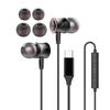 USB Earphones Wired Winter New Earphones Wired Type C Canal Type with Microphone Call Capable HIFI Sound Quality Volume Adjustment Noise Reduction