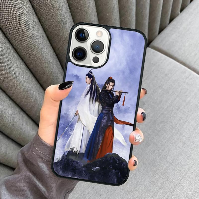Чехол для телефона Mo Dao Zu Shi Лань Чжань Вэй Ин Для iPhone 17 Air 16 16e 15 13 14 Pro Max 11 12 Plus 2022 MAX Защитный чехол coque